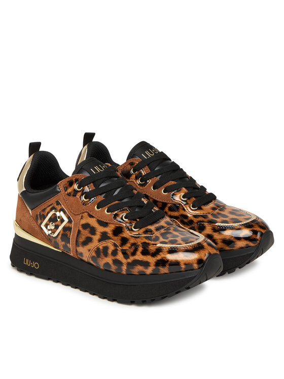 Liu Jo Liu Jo Sneakersy Maxi Wonder 01 BF5009 EX332 Brązowy