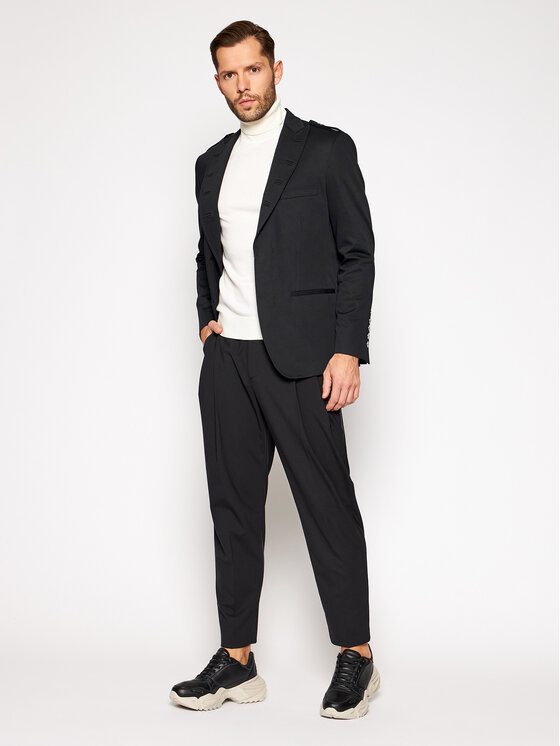 Giacca da abito Burnout 3 Nero Regular Fit