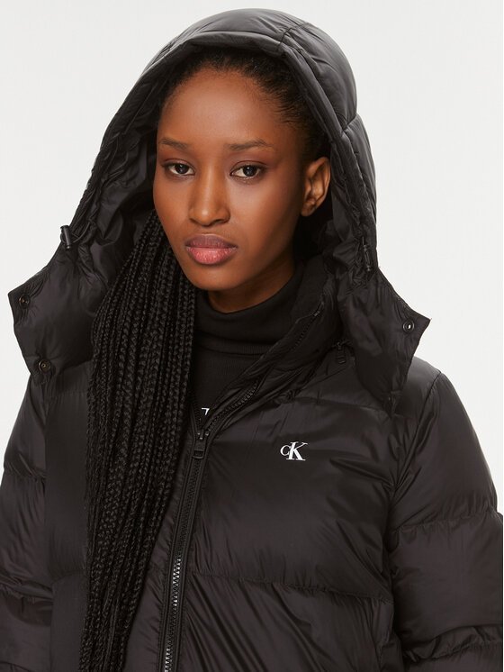 Calvin Klein Jeans Calvin Klein Jeans Пухено яке J20J221892 Черен Regular Fit
