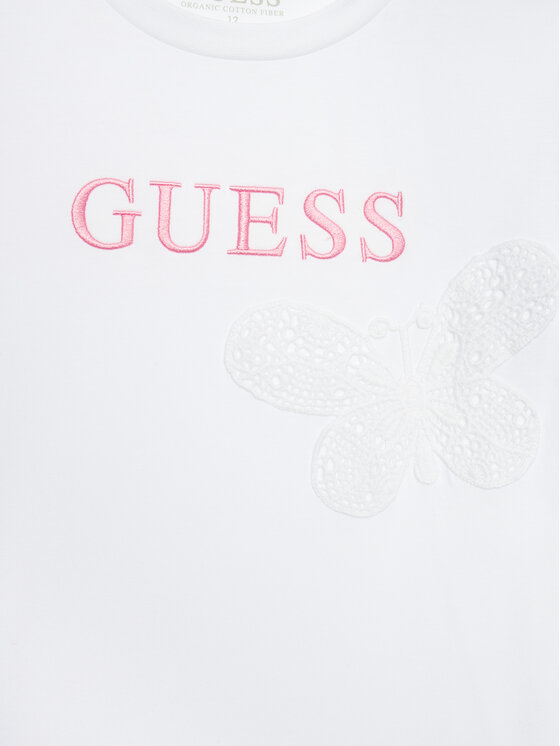 Guess Guess T-krekls J4GI20 K8HM4 Balts Regular Fit