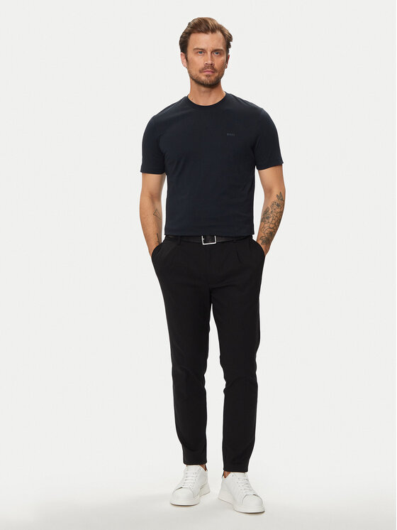 BOSS Boss T-krekls Thompson 50468347 Tumši zils Regular Fit