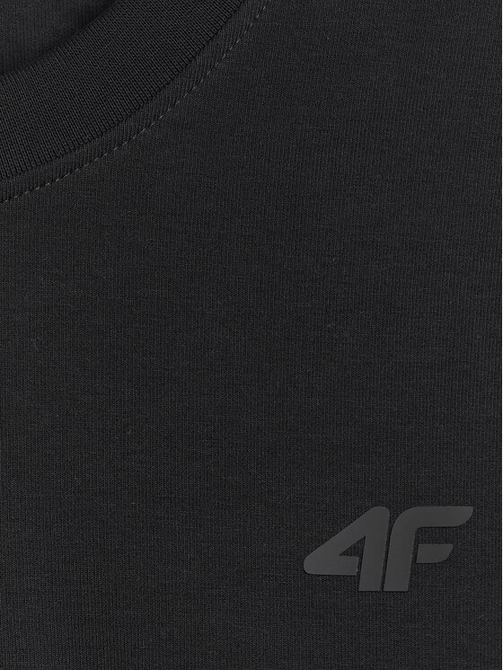 4F 4F Bluza ESSENTIAL Czarny Regular Fit
