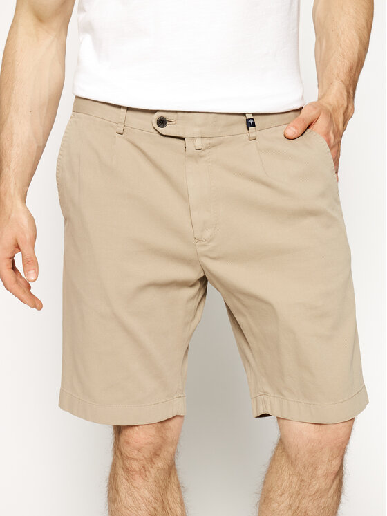 JOOP! Joop! Шорти от плат 30015611 Бежов Regular Fit