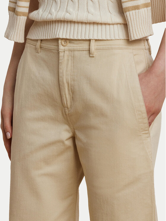 LAUREN RALPH LAUREN LAUREN RALPH LAUREN Ohlapne hlače 200965654004 Bež Regular Fit