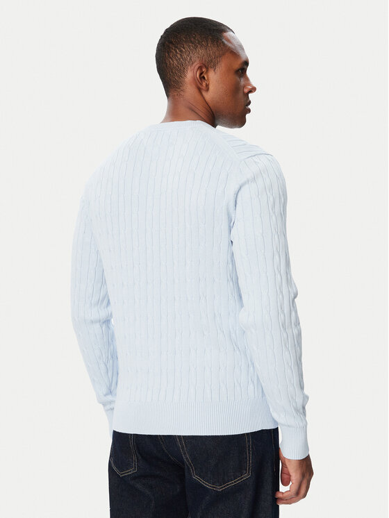 Tommy Hilfiger Tommy Hilfiger Πουλόβερ Classic MW0MW33132 Ανοιχτό μπλε Regular Fit
