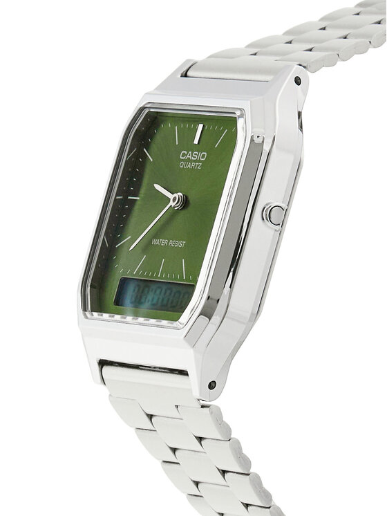 Casio Casio Годинник Vintage AQ-230A-3AMQYES Срібний