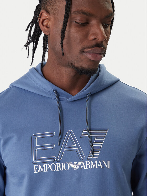 EA7 Emporio Armani EA7 Emporio Armani Bluza 7M001313 AF13512 UB064 Niebieski Regular Fit