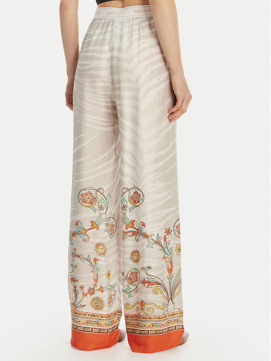 Just Cavalli Just Cavalli Pantaloni din material 80PAA1P0 NS844 Gri Regular Fit