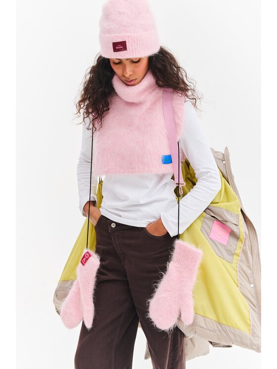 NAOKO NAOKO Kurtka zimowa Vanilla Sand Beżowy Oversize