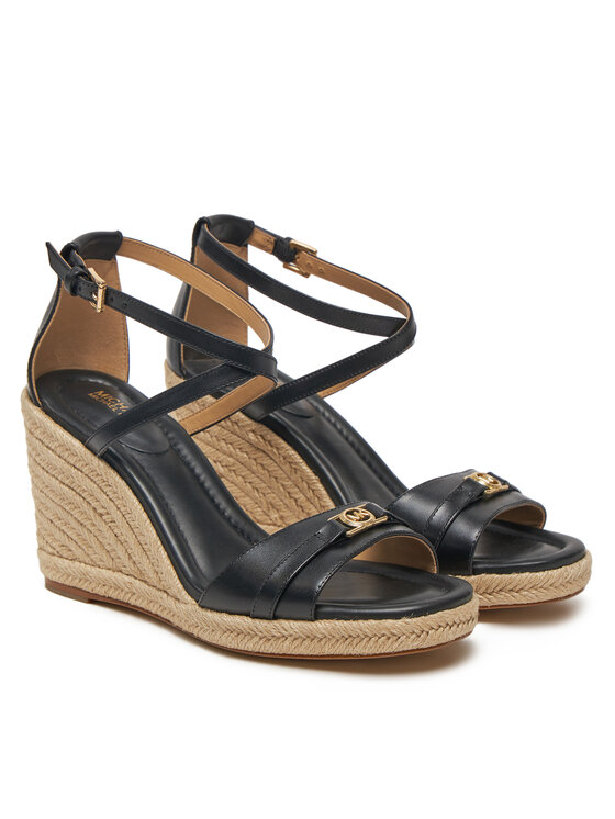 MICHAEL Michael Kors MICHAEL Michael Kors Espadryle Mandy Wedge 40R5MAMS2L Czarny