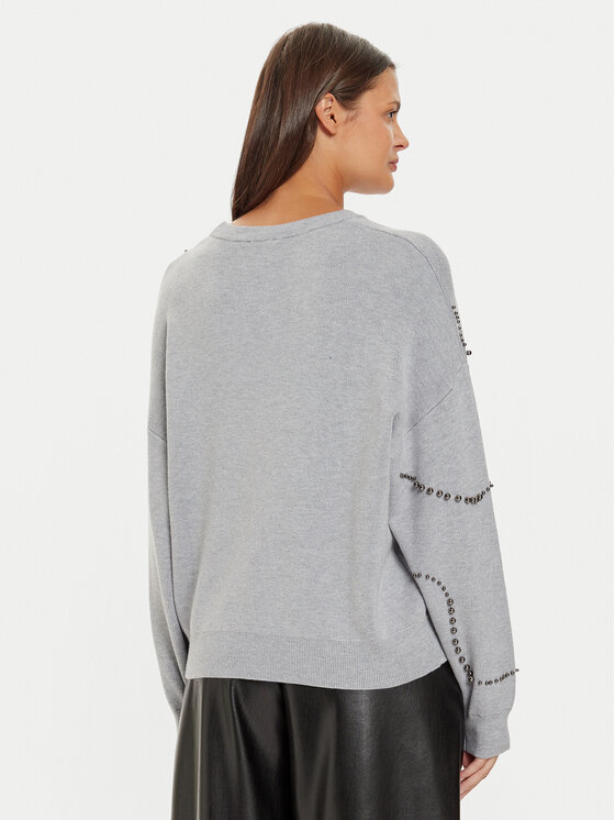 Liu Jo Liu Jo Πουλόβερ WF4174 MS49I Γκρι Regular Fit