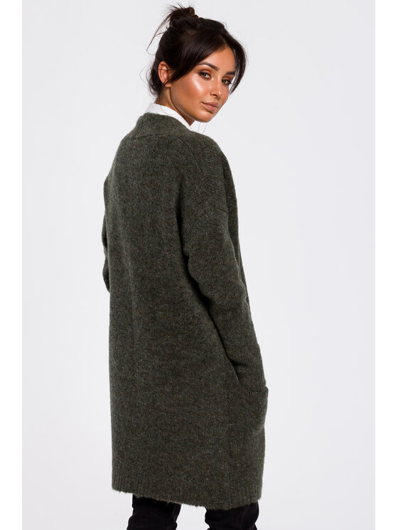 BeWear BeWear Kardigan bk034 Zielony Comfortable Fit