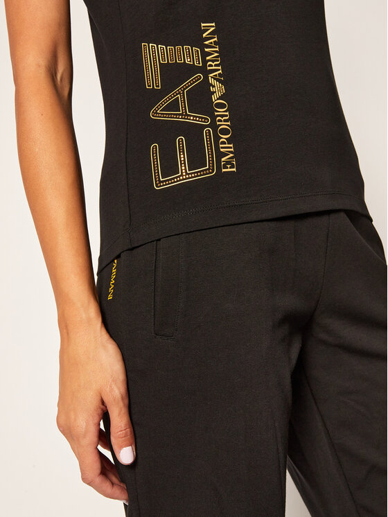 T-shirt 6HTT03 TJ2HZ 1200 Nero Slim Fit