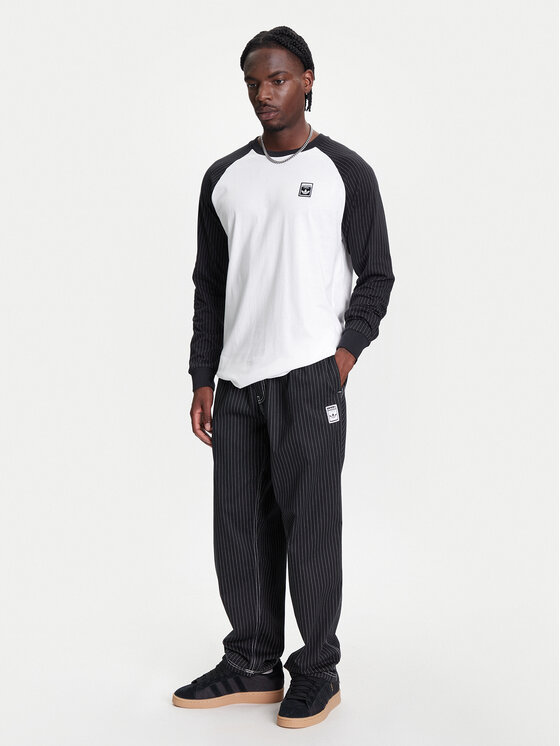 adidas adidas Παντελόνι φόρμας Wabash JP4489 Μαύρο Loose Fit