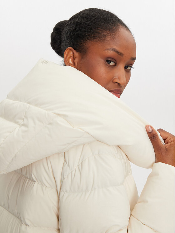 Hetregó Hetregó Daunenjacke Lena 8N697 Écru Regular Fit