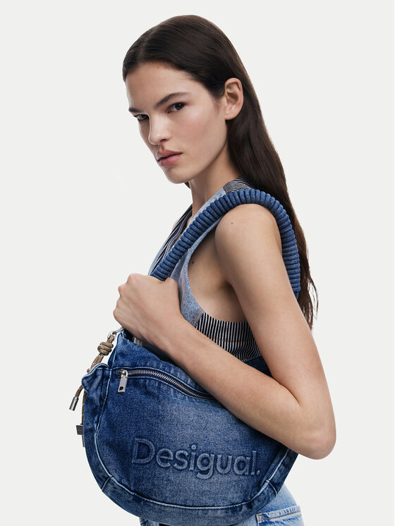 Desigual Desigual Сумка Half Logo Astana 25SAXD28 Голубий