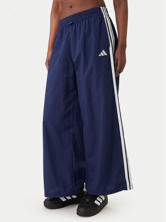 adidas adidas Παντελόνι φόρμας Essentials 3-Stripes JV5328 Σκούρο μπλε Loose Fit
