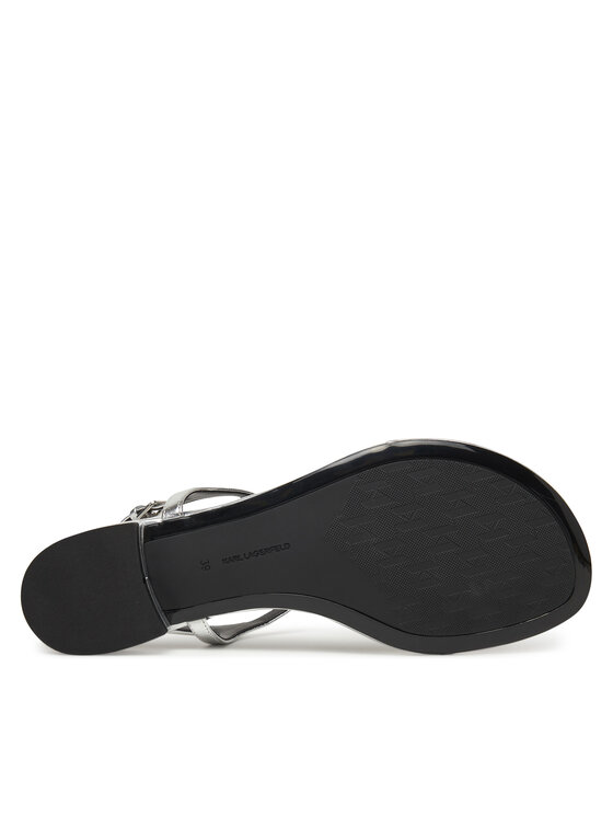 KARL LAGERFELD KARL LAGERFELD Sandale KL82515 Srebrna