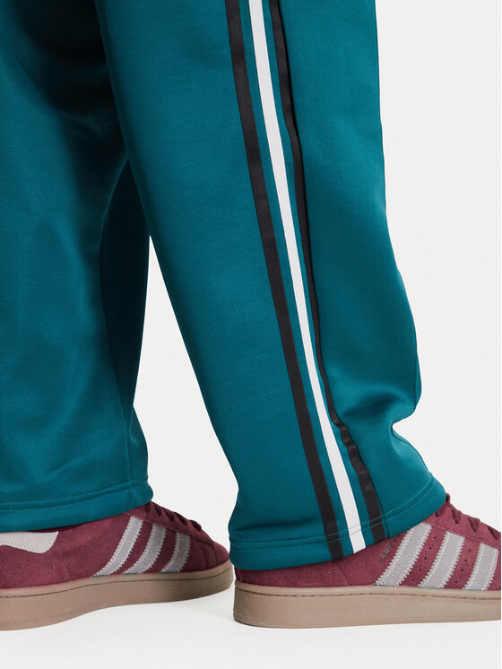 adidas adidas Долнище анцуг Adicolor Spacer Baggy Track Pant KS7429 Зелен Relaxed Fit