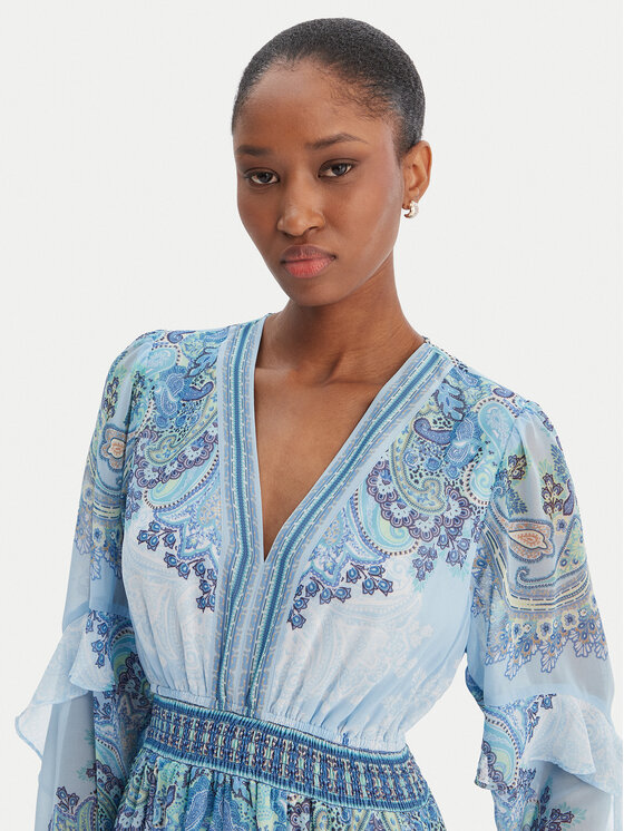 Hale Bob Hale Bob Літня сукня Kamilah 5YHR630A Блакитний Regular Fit