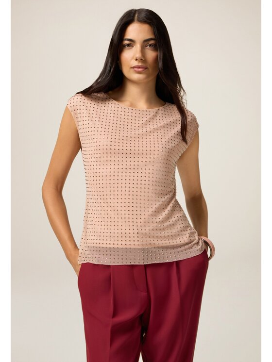 Oltre Oltre T-shirt G405J004199N006 Rosa Slim Fit