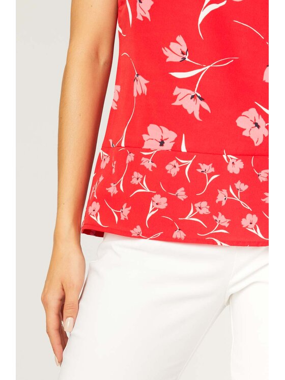 QUIOSQUE QUIOSQUE Halenka IDRM6145 SHIRT Červená Regular Fit