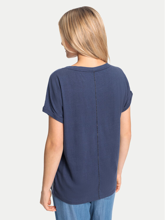 Olsen Olsen T-krekls 11105088 Tumši zils Regular Fit