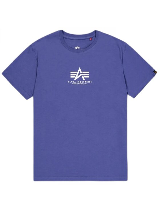Alpha Industries Alpha Industries T-Shirt AI.118533-735 Fioletowy Basic Fit