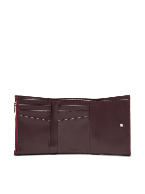 Calvin Klein Calvin Klein Piniginė Foil Logo Trifold W/ Zip Pocket LV04F1117G Rožinė