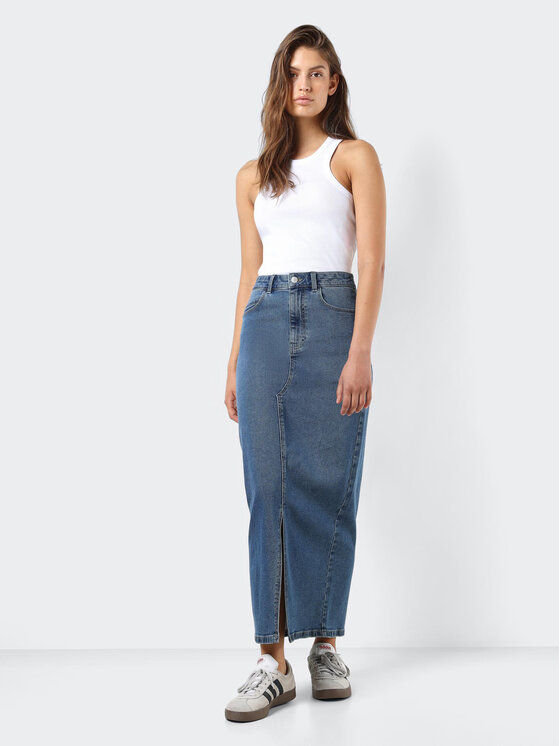 Noisy May Noisy May Fustă de blugi Kath 27030286 Albastru Regular Fit