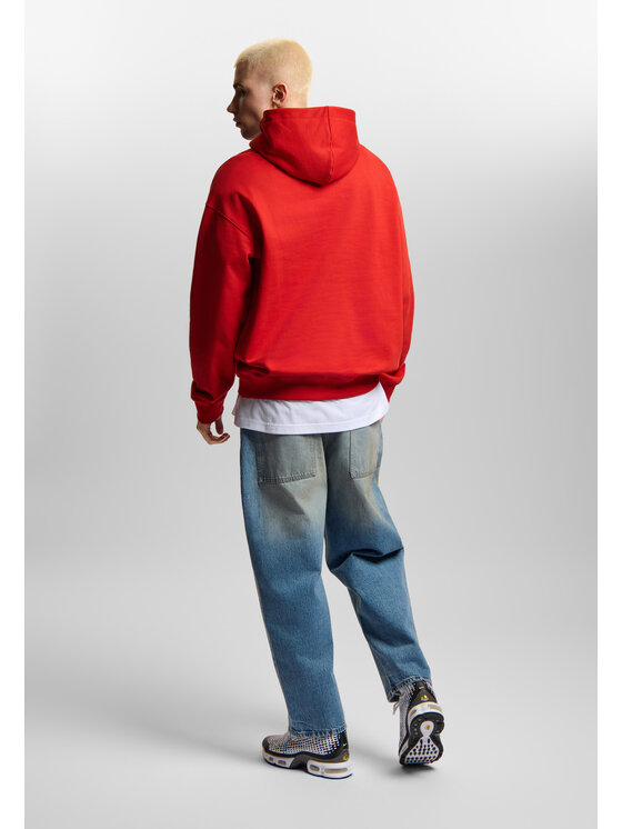PROSTO. PROSTO. Bluza Crack Box Czerwony Regular Fit