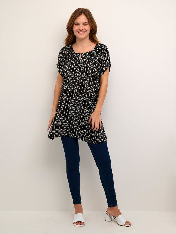 Kaffe Kaffe Tunika Nilia 10507401 Schwarz Regular Fit