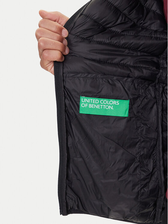 United Colors Of Benetton United Colors Of Benetton Giacca di transizione 2TWDUN06I Nero Regular Fit