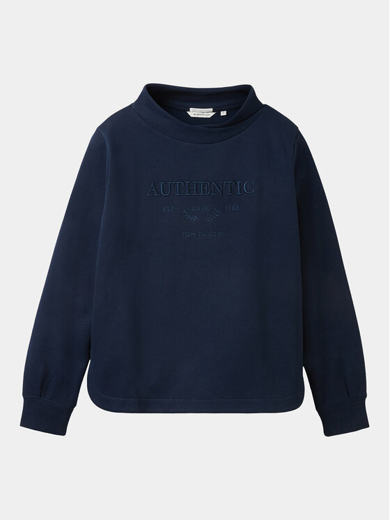 Tom Tailor Tom Tailor Світшот 1039069 Cиній Regular Fit