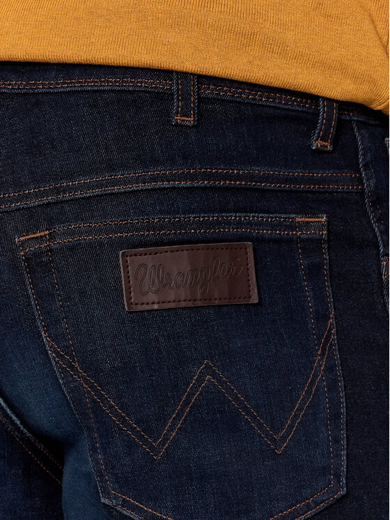 Wrangler Wrangler Jeans Texas W12SAO990 112126502 Blu scuro Slim Fit