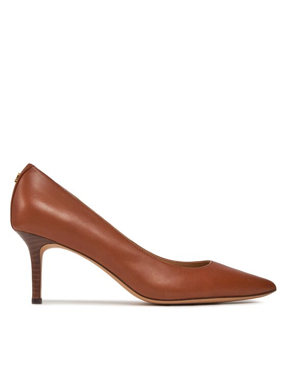 Pantofi cu toc subțire LAUREN RALPH LAUREN 802940602002 Maro