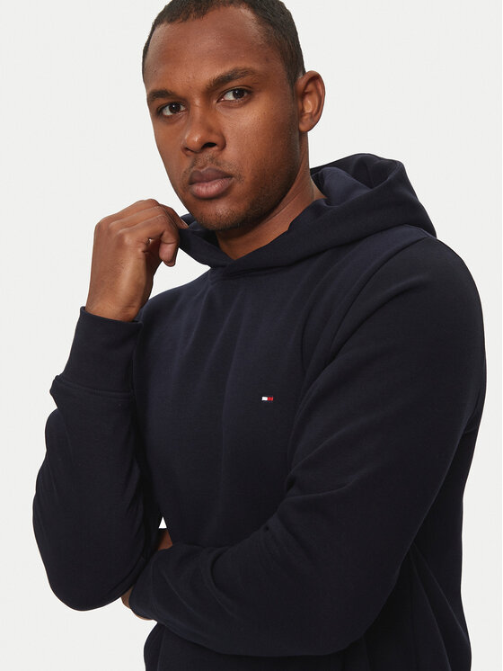 Tommy Hilfiger Tommy Hilfiger Trenerka Flag Logo MW0MW36440 Tamnoplava Regular Fit