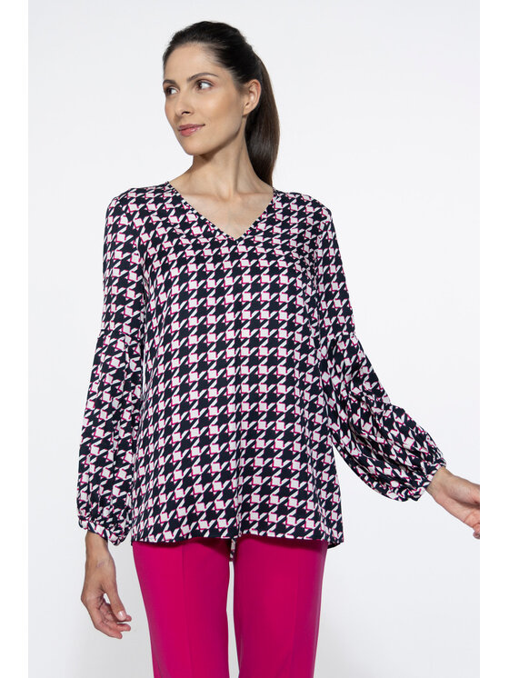 Bluzka Deni Cler Milano, Rozmiar 36, Kolorowe, W-DC-1456-C5-B7-63-1