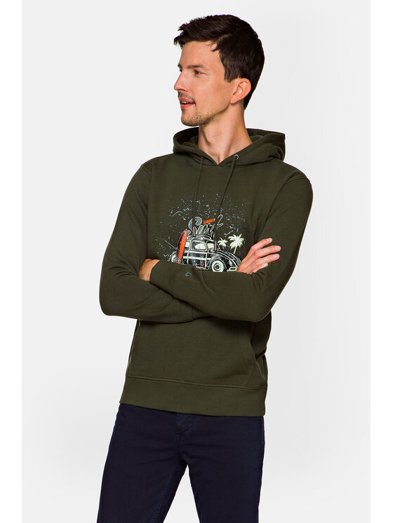 Lancerto Lancerto Bluza Wilder Zielony Regular Fit