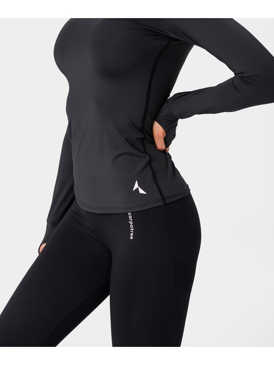 Carpatree Carpatree Top Classic longsleeve Czarny Fitted Fit