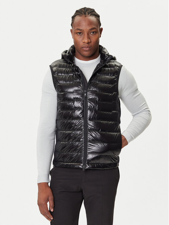 BOSS Vestă elegantă Hypelite 50541303 Negru Regular Fit