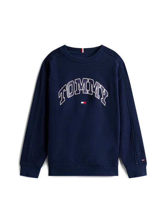 Tommy Hilfiger Tommy Hilfiger Bluză Varsity KB0KB09899 Bleumarin Regular Fit