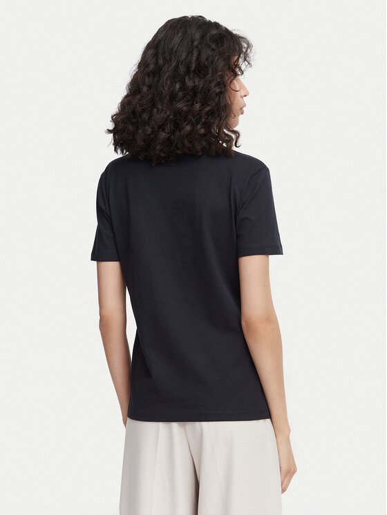 Beverly Hills Polo Club Beverly Hills Polo Club T-Shirt P-SS26W-TS085 Granatowy Regular Fit