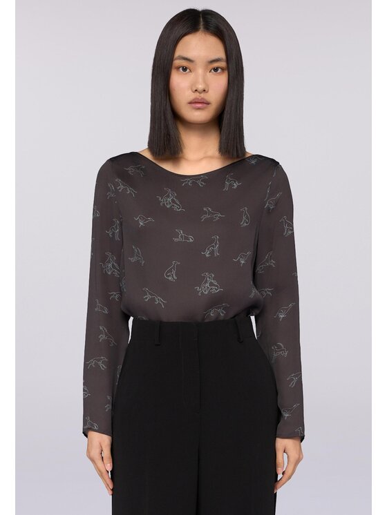 Trussardi Trussardi Blusa 2538A201180N0Z3 Nero Regular Fit