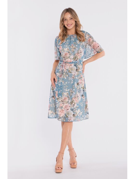 Stylove Stylove Abito da cocktail S435 Blu A-Line Fit