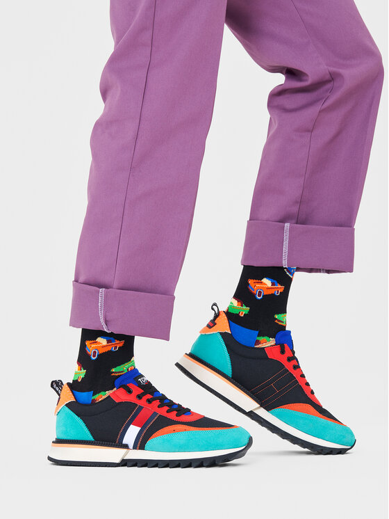 Happy Socks Ilgos Unisex Kojinės CAR01-9300 Juoda