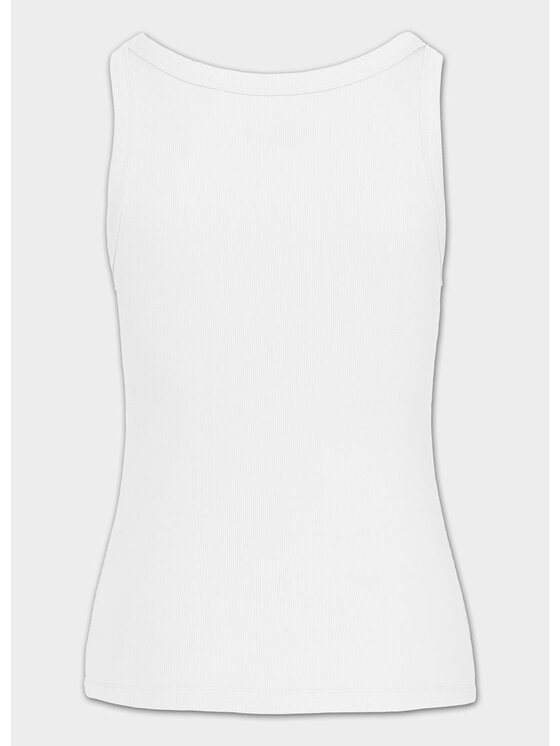 PITBULL PITBULL Tank top Rib LAYLA II Biały Regular Fit
