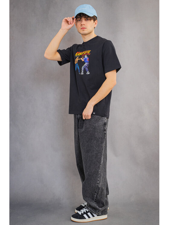 Kamuflage Kamuflage T-Shirt Endgame Czarny Oversize