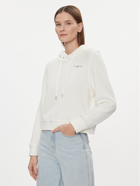 Tommy Hilfiger Tommy Hilfiger Pulóver 1985 WW0WW40274 Ekru Relaxed Fit