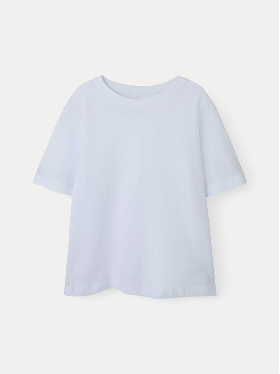 NAME IT Tričko Vobbo 13238968 Biela Loose Fit